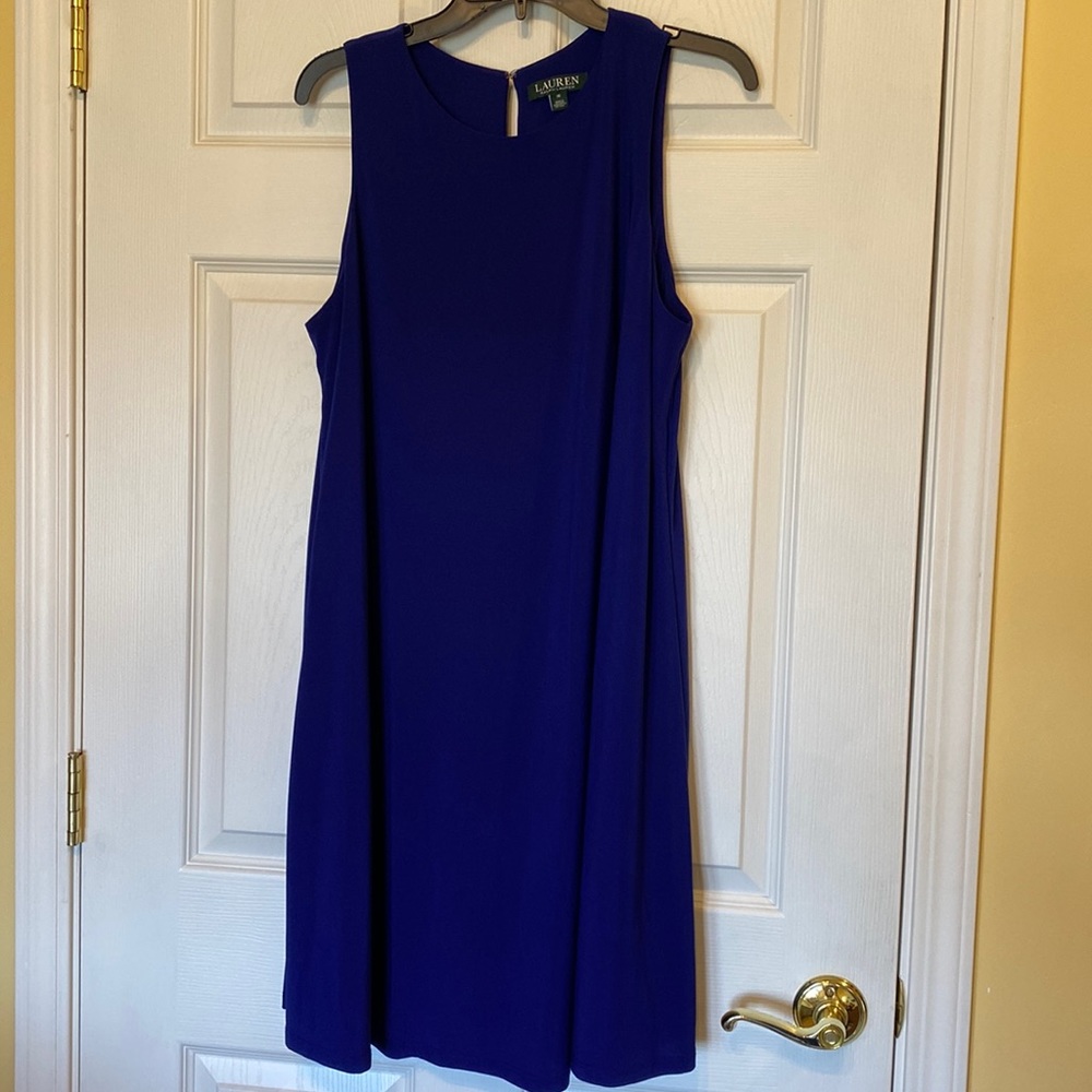 Lauren Island Blue sleeveless dress